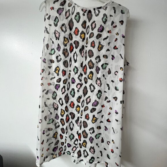 Monroe & Main Womens Sleeveless Semi-Sheer Blouse Size 1X - Shell Only - Picture 6 of 8